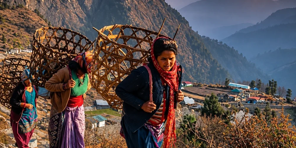 village lady
